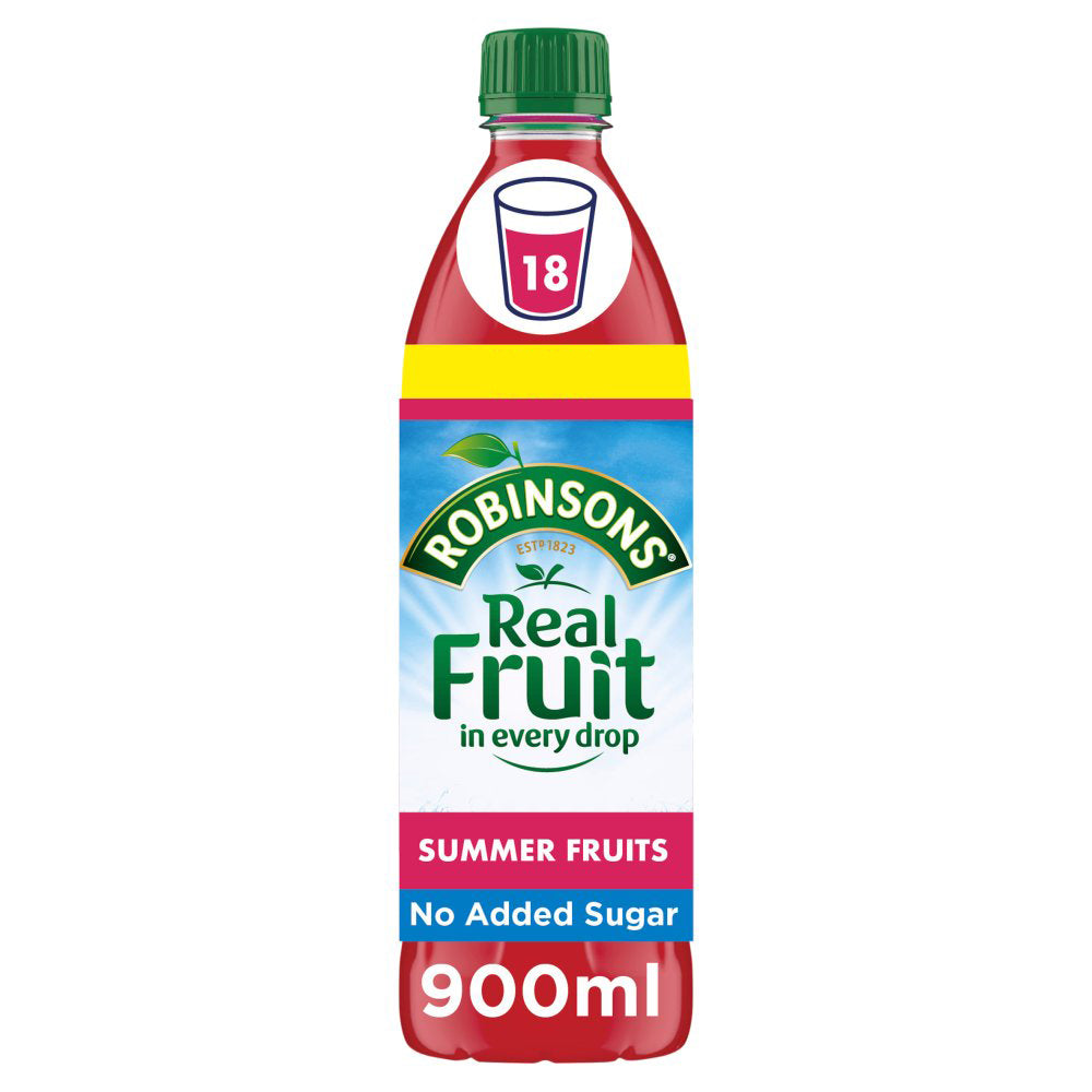 Robinsons Summer Fruits No Added Sugar Squash  900ml-Food