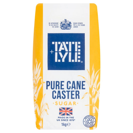 Tate & Lyle Pure Cane Caster Sugar 1kg-Food