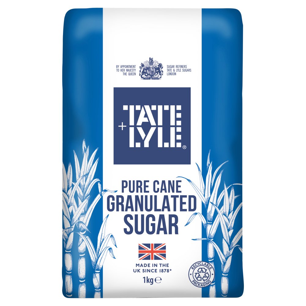 Tate & Lyle Pure Cane Granulated Sugar 1kg-Food