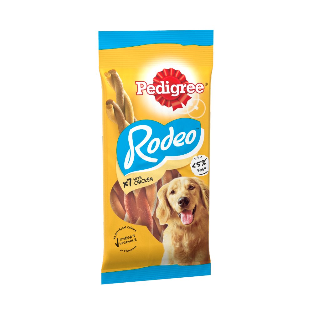 MASPedigree Rodeo Adult Dog Treats Chicken 7 Sticks 123g-Food