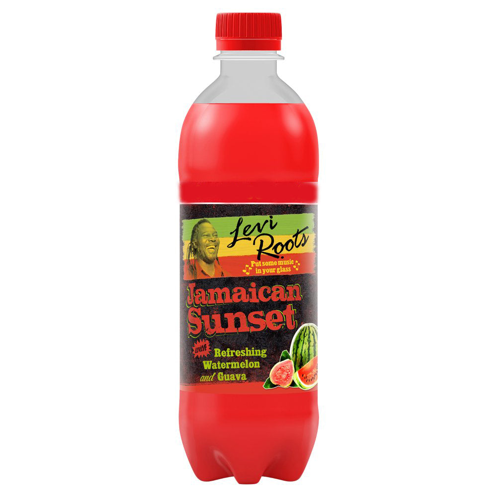 Levi Roots Jamaican Sunset with Refreshing Watermelon and Guava 500ml-Food