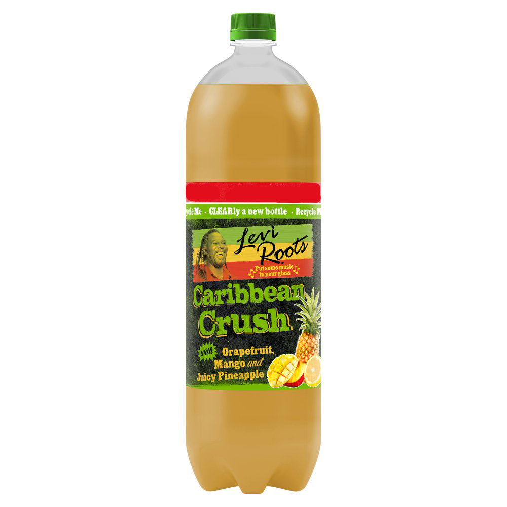 Levi Roots Caribbean Crush with Grapefruit, Mango and Juicy Pineapple 2 Litre-Food