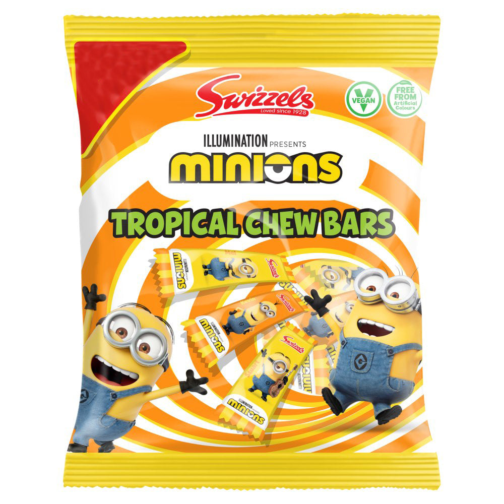 Swizzels Minions Tropical Chew Bars 120g-Food