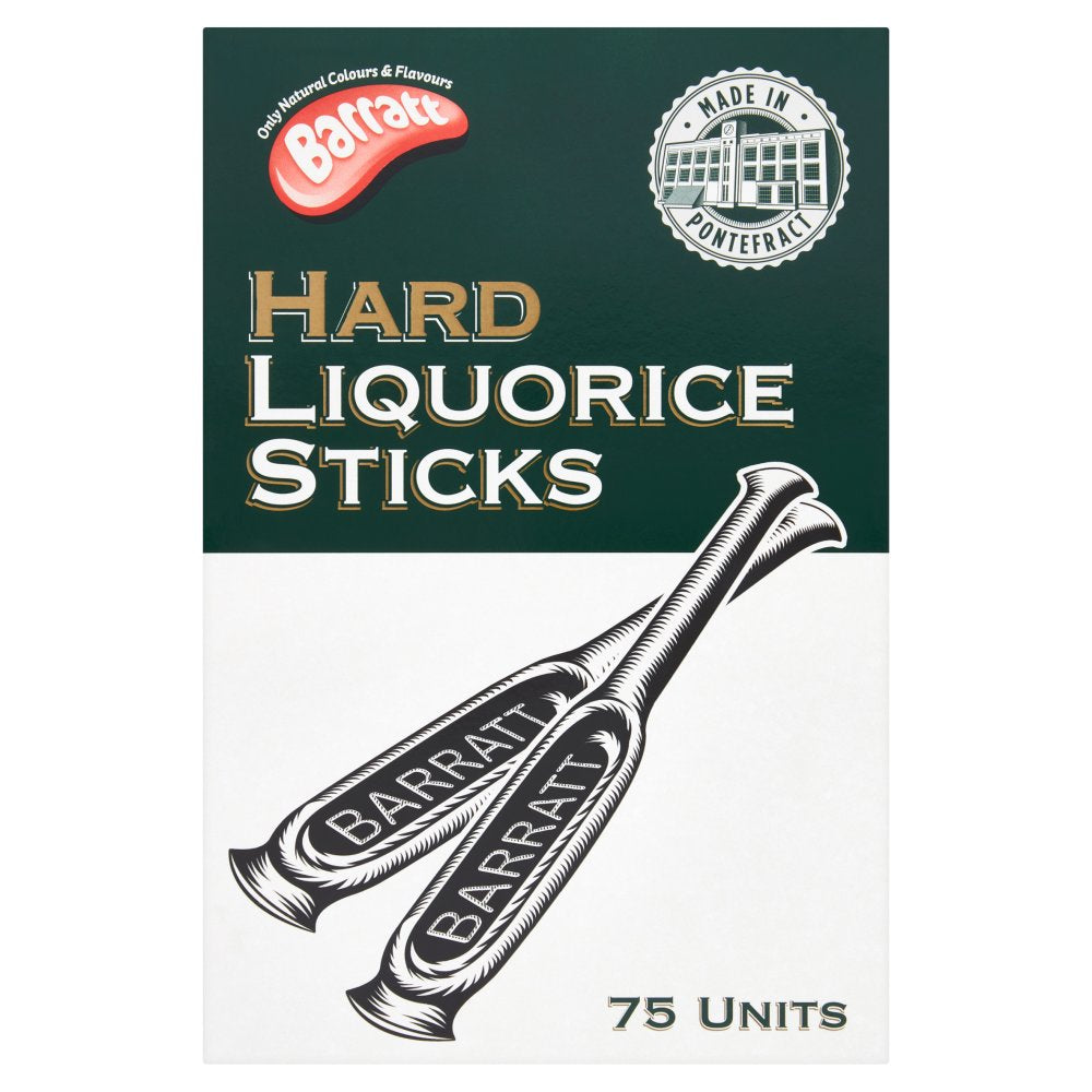MASBarratt 75 Hard Liquorice Sticks 15.5g-Food