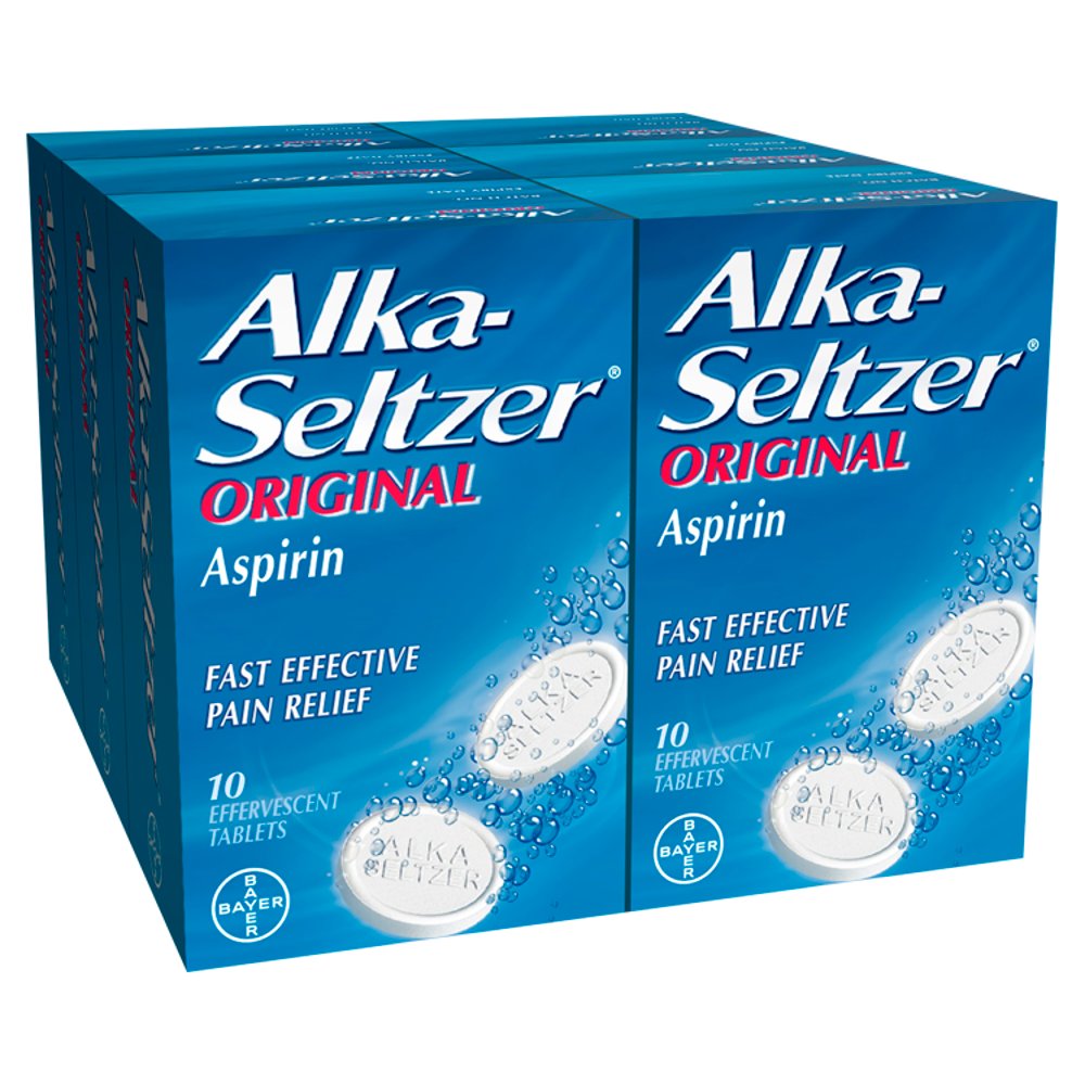 MASAlka-Seltzer Original Aspirin 10 Effervescent Tablets-Food