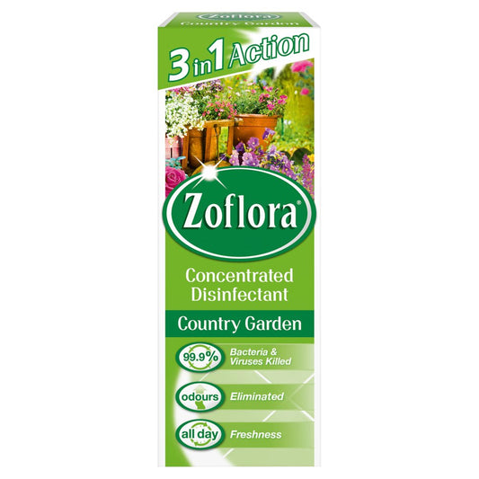 Zoflora 3 in 1 Action Concentrated Disinfectant Country Garden 120ml-Food