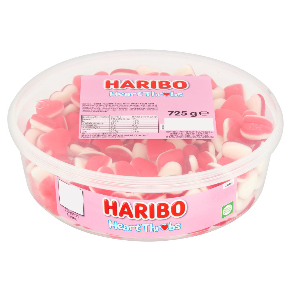 HARIBO Heart Throbs 725g-Food