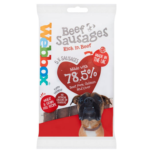 Webbox 5 Beef Sausages-Food