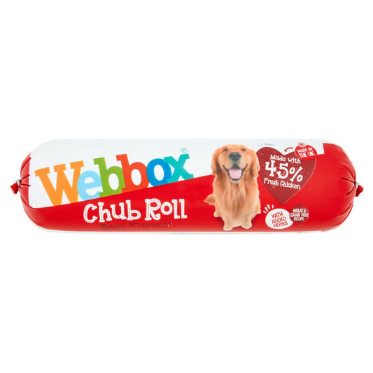 Webbox Chub Roll Beef Flavour 1-7 Years 720g-Food