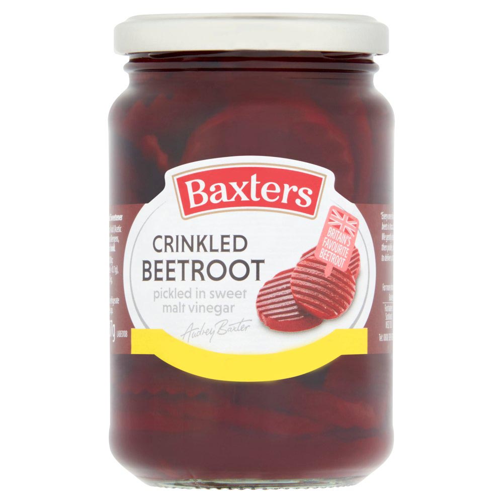 MASBaxters Crinkled Beetroot 340g-Food