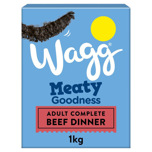 Wagg Meaty Goodness Adult Complete Beef Dinner 1kg-Food