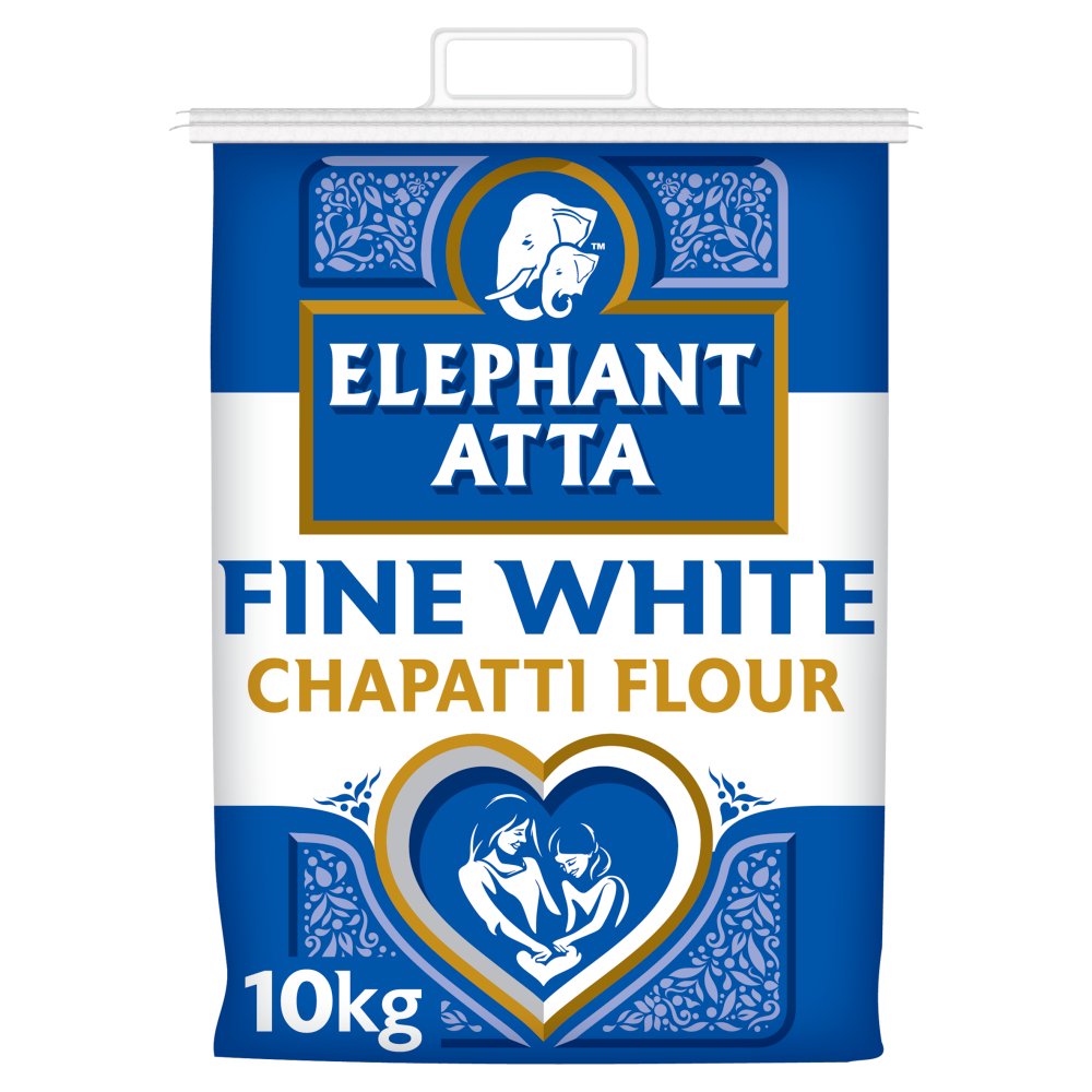 MASElephant Atta Fine White Chapatti Flour 10kg-Food