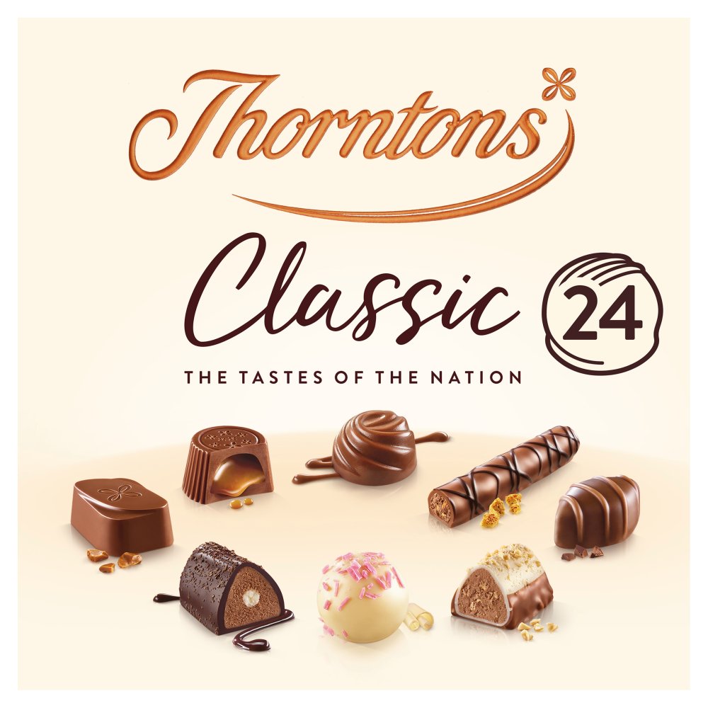 Thorntons Classic Assorted Gift Box Chocolates 262g-Food