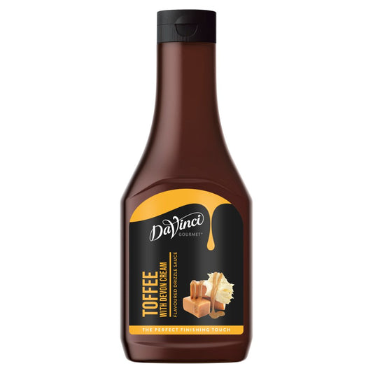 MASDa Vinci Gourmet Toffee with Devon Cream Flavour Drizzle Sauce 500g-Food