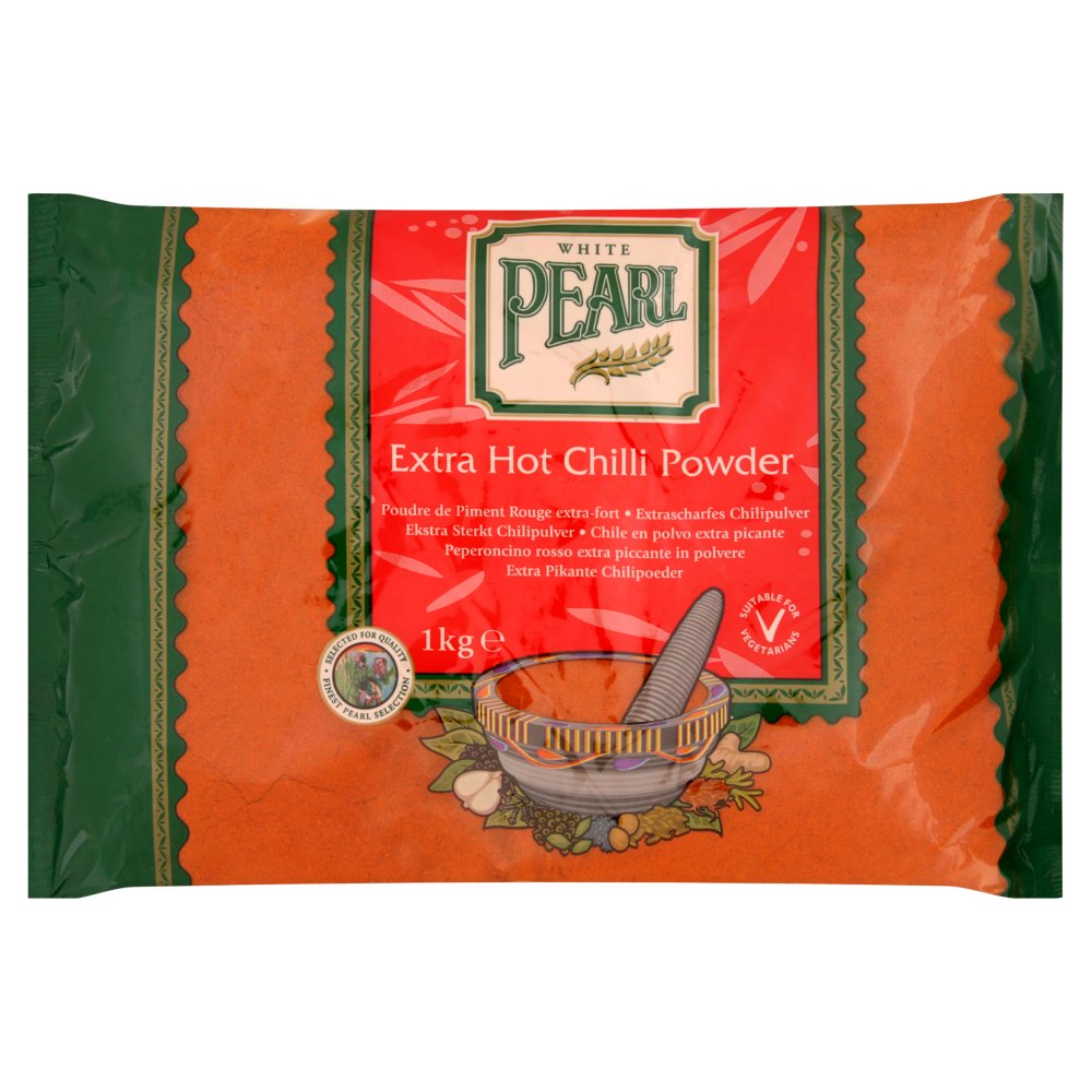 White Pearl Extra Hot Chilli Powder 1kg-Food