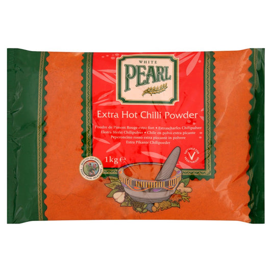 White Pearl Extra Hot Chilli Powder 1kg-Food