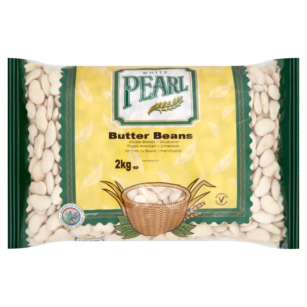 White Pearl Butter Beans 2kg-Food