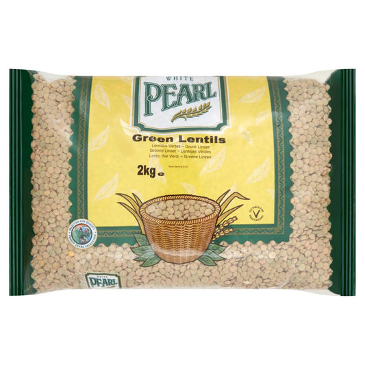 White Pearl Green Lentils 2kg-Food