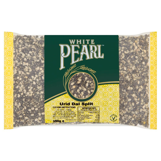 White Pearl Urid Dal Split 500g-Food