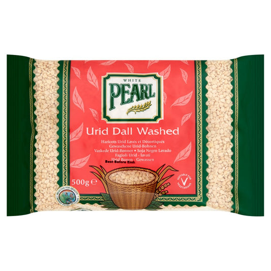 White Pearl Urid Dall Washed 500g-Food