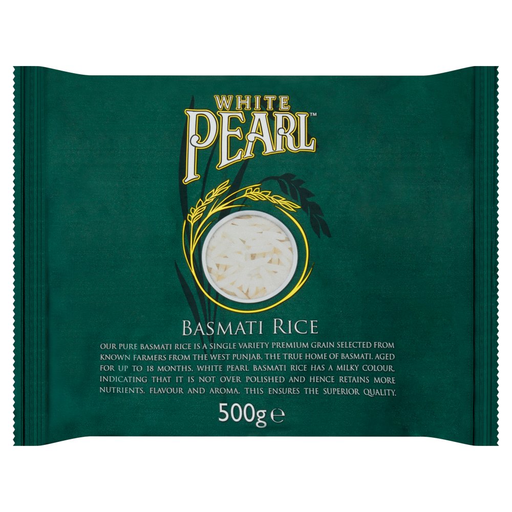 White Pearl Basmati Rice 500g-Food