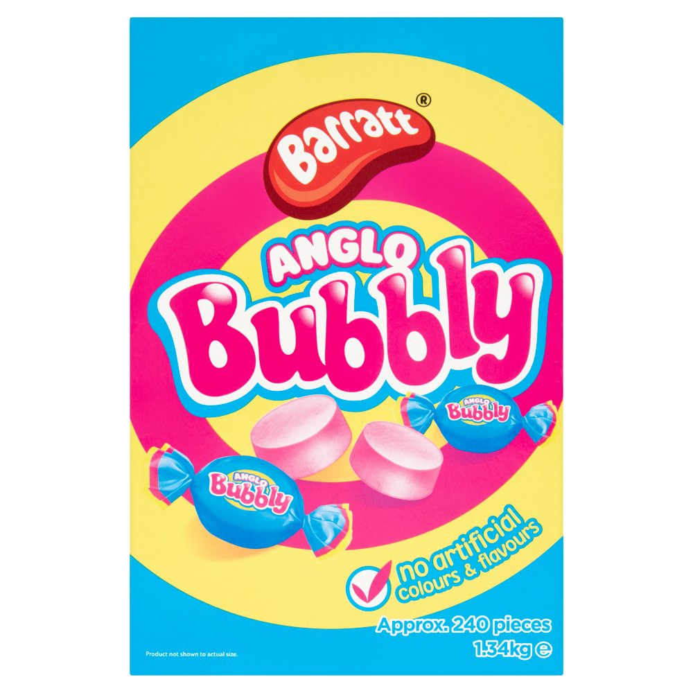 Barratt Anglo Bubbly 240 Pieces 1.34kg