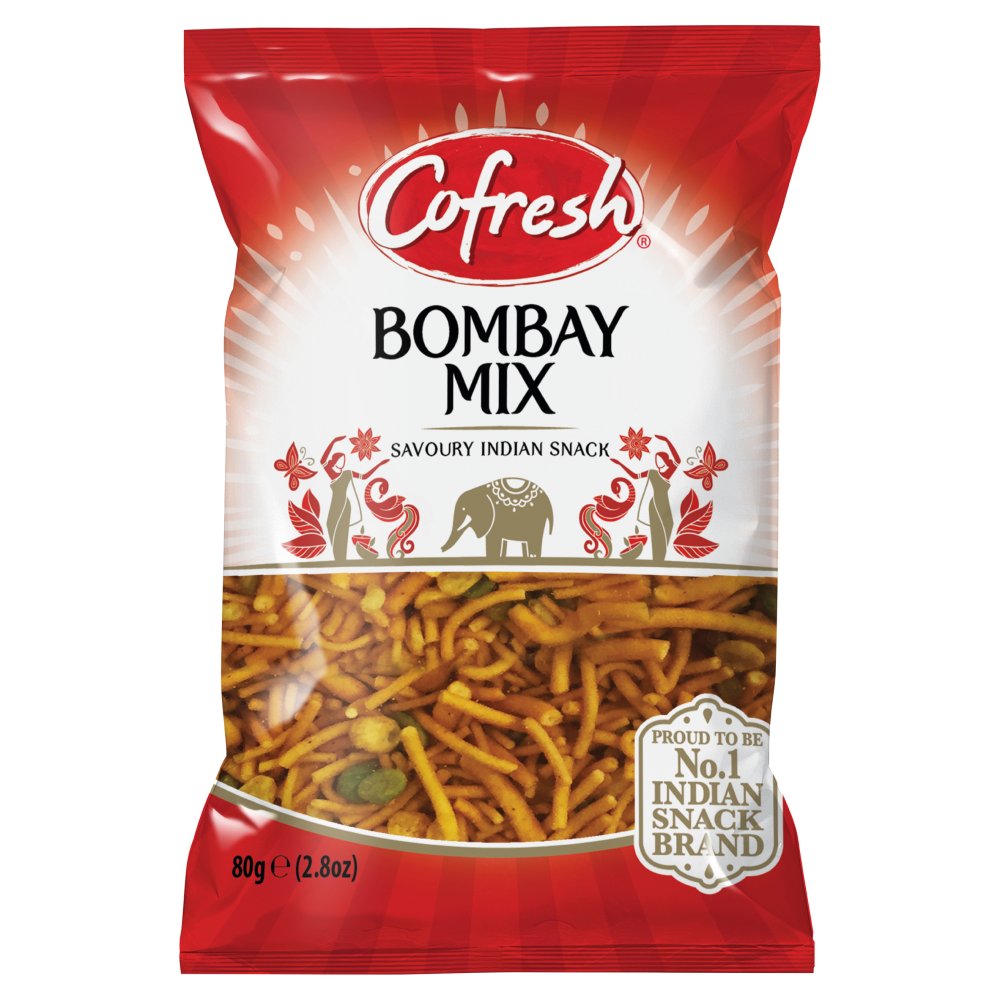 MASCofresh Bombay Mix Savoury Indian Snack 80g-Food