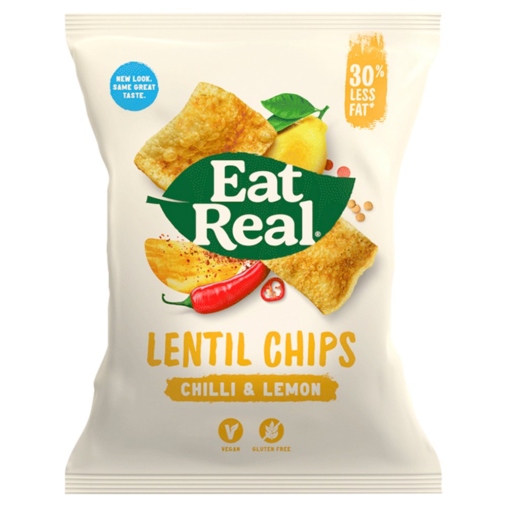 MASEat Real Lentil Chips Chilli & Lemon Flavour 40g-Food
