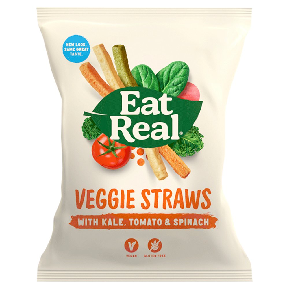 MASEat Real Veggie Straws with Kale Tomato & Spinach 45g-Food