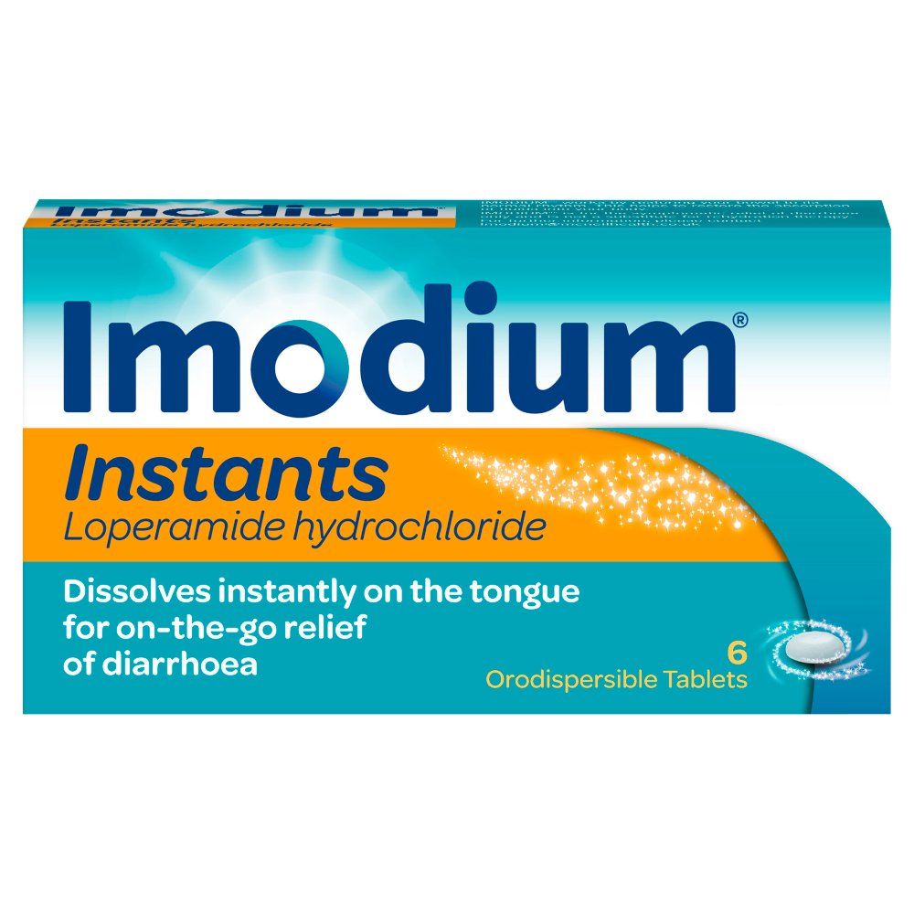 MASImodium Instants for on the go Diarrhoea Relief 6 Tablets-Food