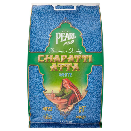 White Pearl Premium Quality Chapatti Atta White 10kg-Food