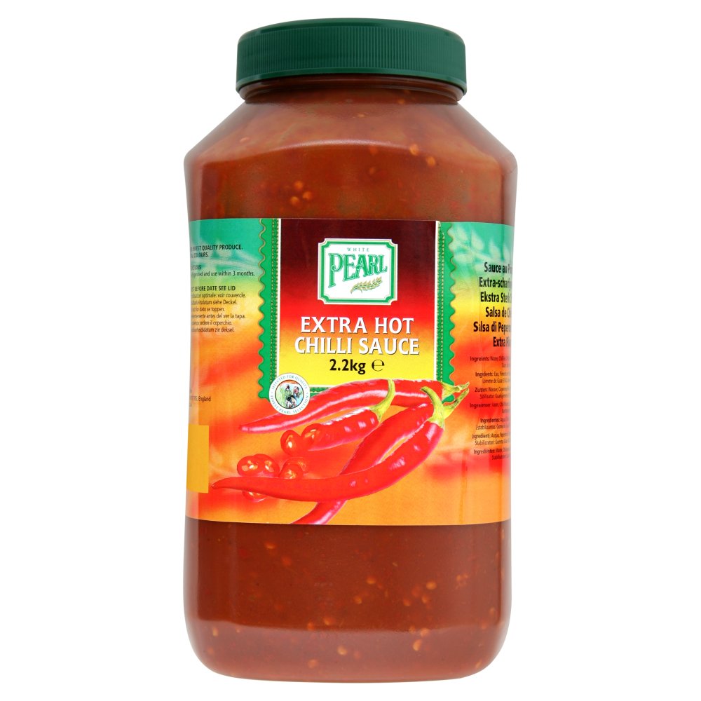 White Pearl Extra Hot Chilli Sauce 2.2kg-Food