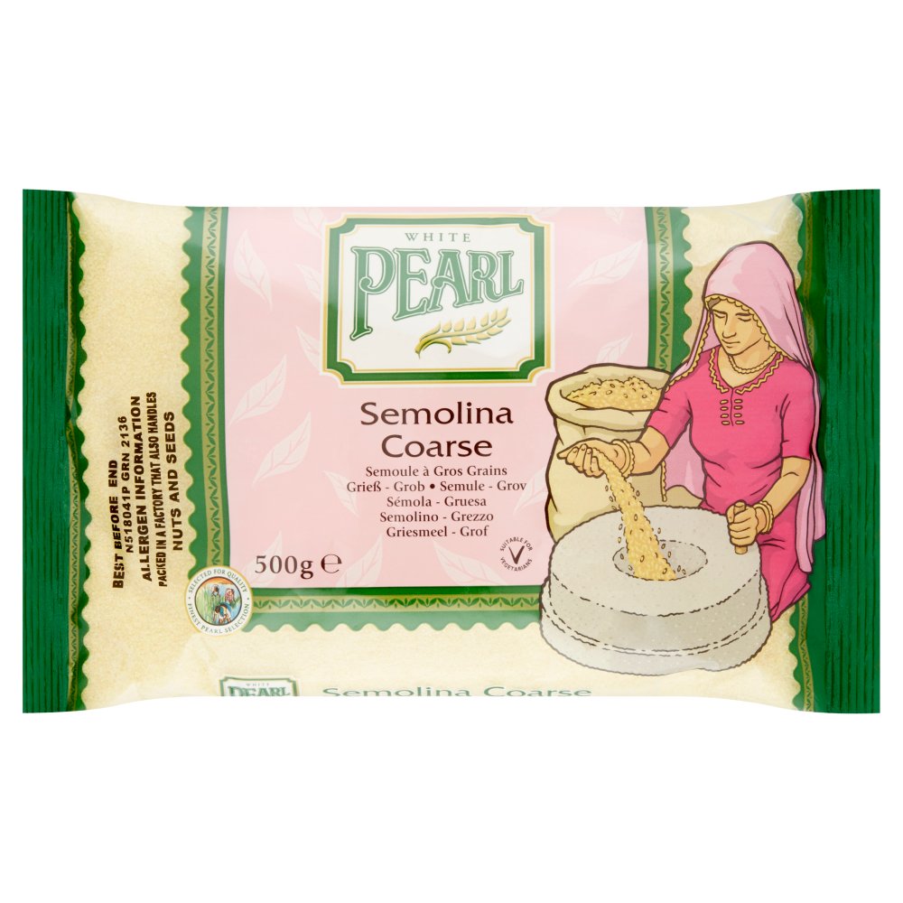 White Pearl Semolina Coarse 500g-Food