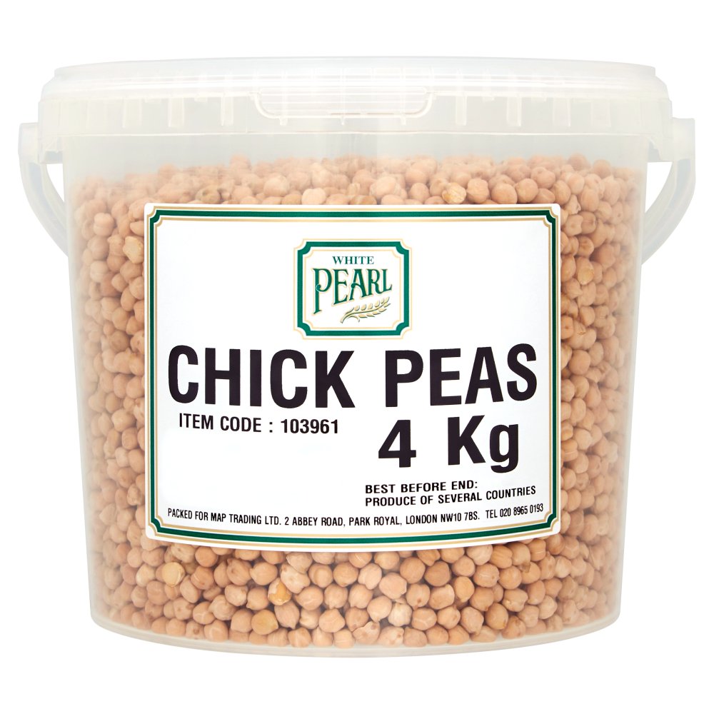 White Pearl Chick Peas 4kg-Food