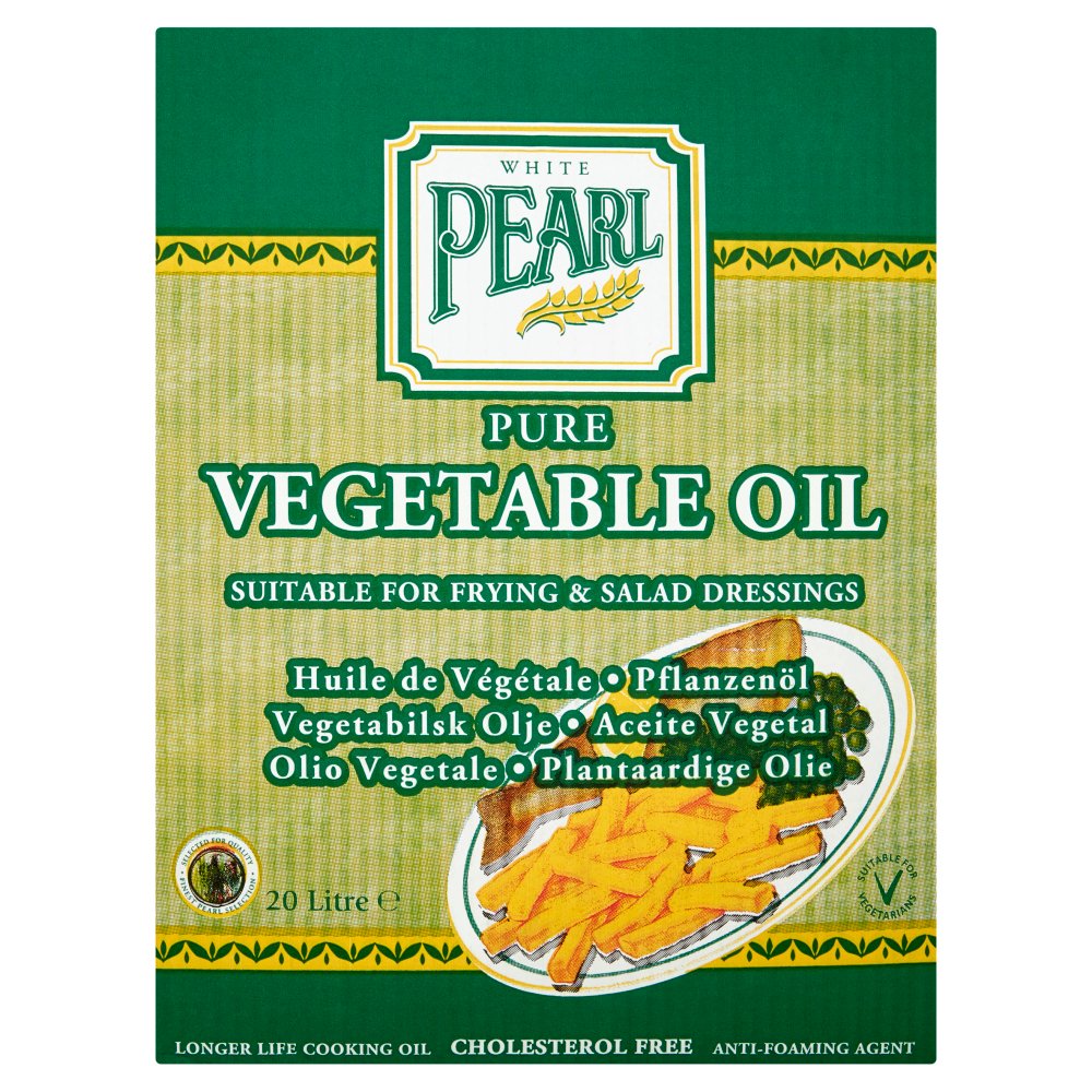 White Pearl Pure Vegetable Oil 20L-Food