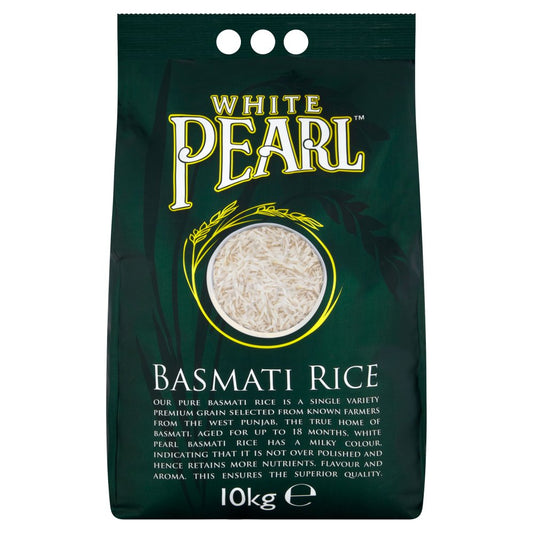 White Pearl Basmati Rice 10kg-Food