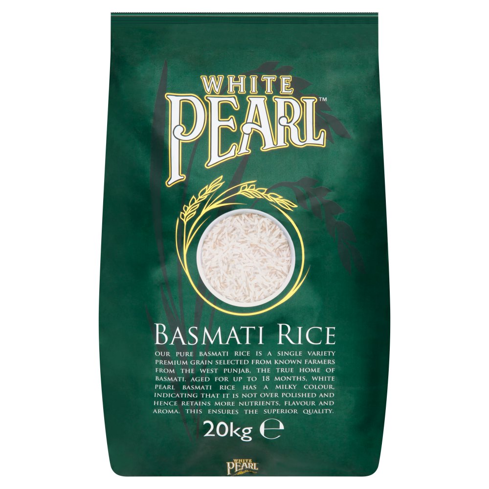 White Pearl Basmati Rice 20kg-Food