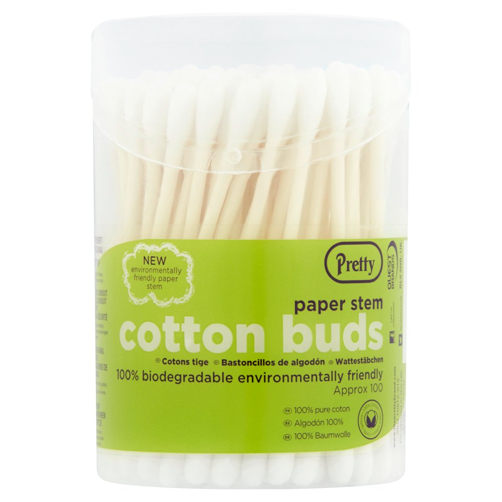 MASPretty 100 Paper Stem Cotton Buds-Food