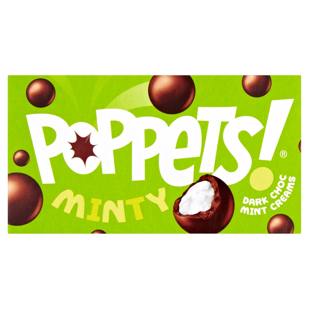 MASPoppets Dark Choc Mint Creams 45g-Food