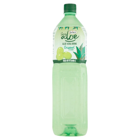 Grace Say Aloe Vera Drink Original Flavour 1.5L-Food