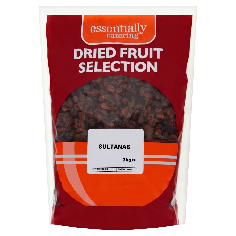 MASEssentially Catering Dried Fruit Selection Sultanas 3kg-Food