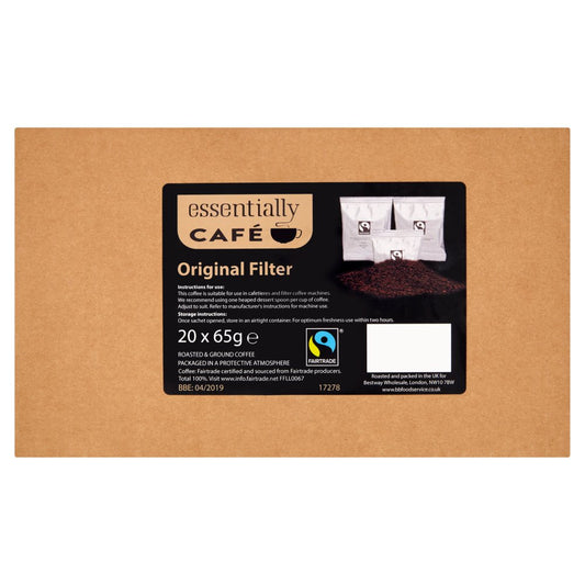 Essentially Café Fairtrade Original Filter 20 x 65g