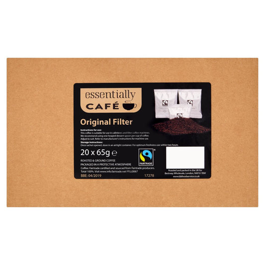 MASEssentially Café Fairtrade Original Filter 20 x 65g-Food