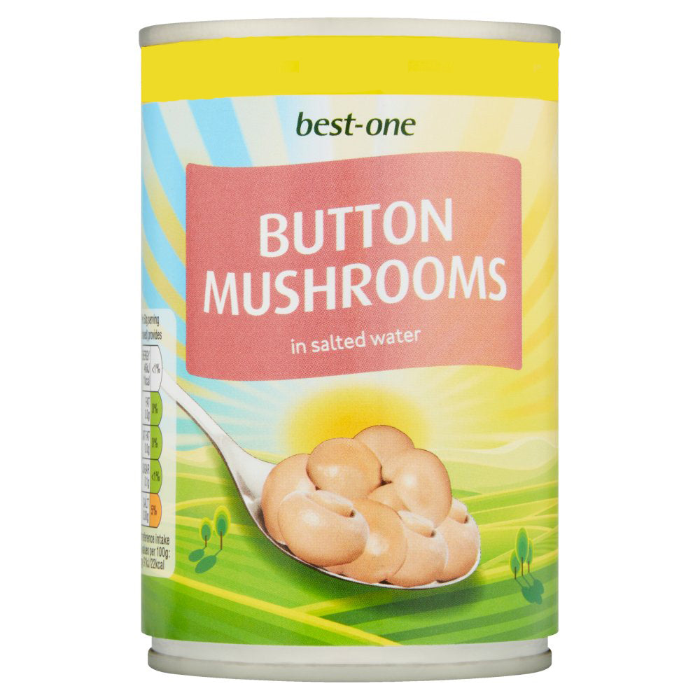MASBest-One Button Mushrooms in Salted Water 290g-Food