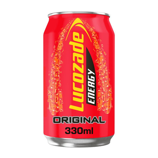 Lucozade Energy Drink Original Can 330ml-Food