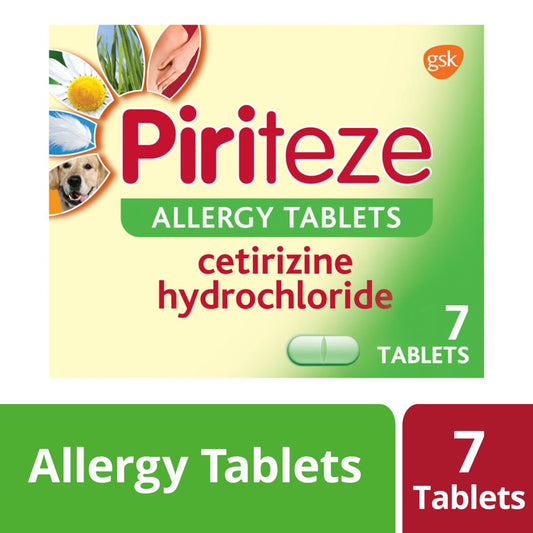 Piriteze Allergy Tablets 7 Tablets