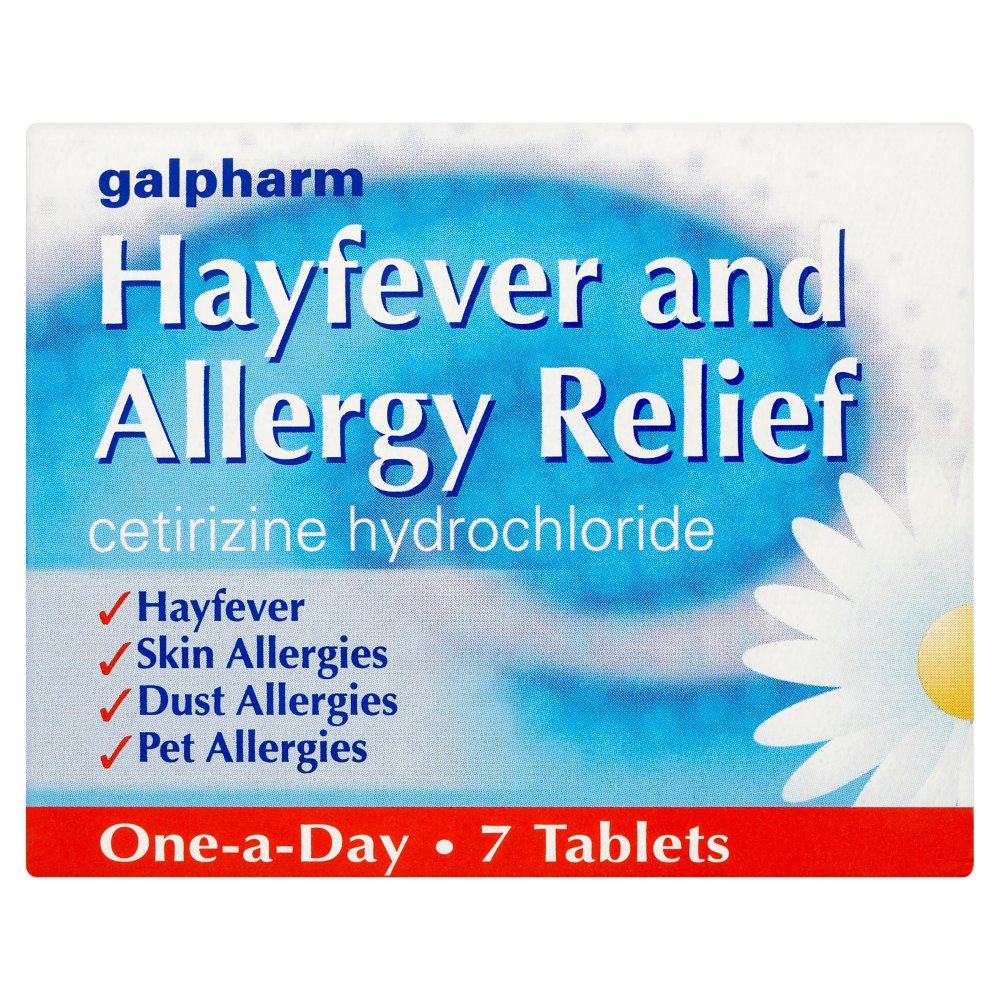 MASGalpharm Hayfever and Allergy Relief 7 Tablets-Food
