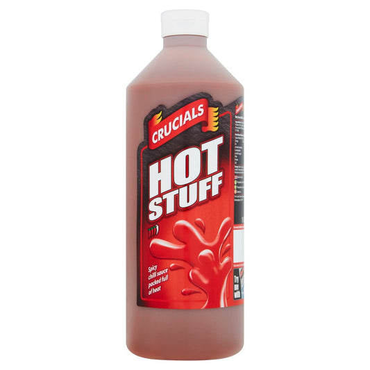 Crucials Hot Stuff Chilli Sauce, Dip, Marinade 1 Litre