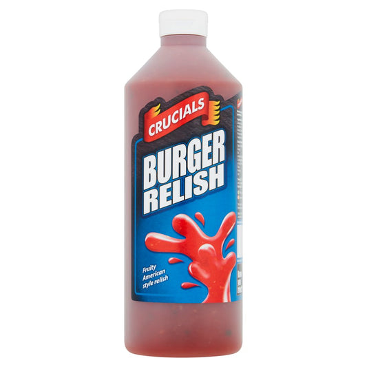 Crucials Burger Relish, Dip, Sauce 1 Litre