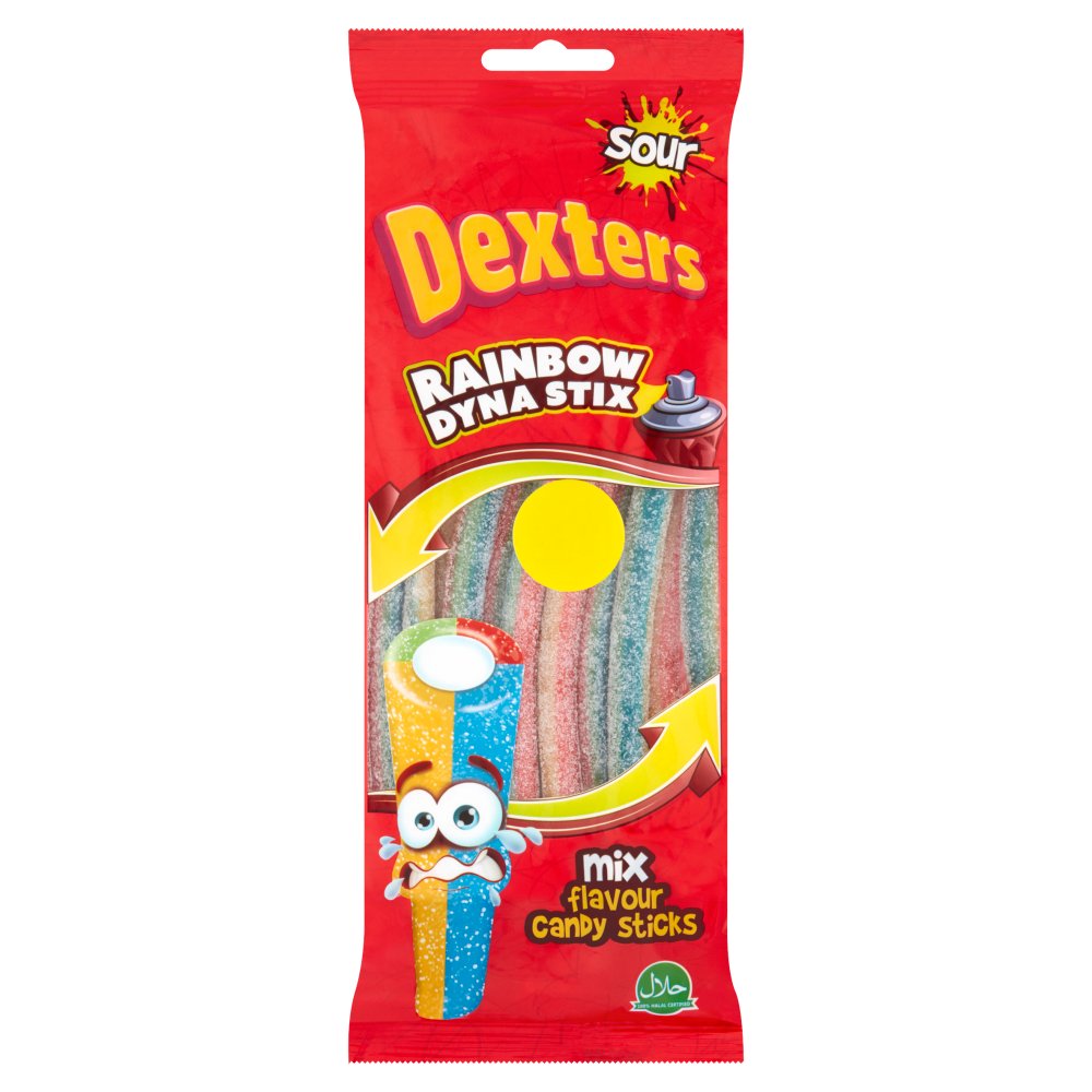 MASDexters Sour Rainbow Dyna Stix 180g-Food